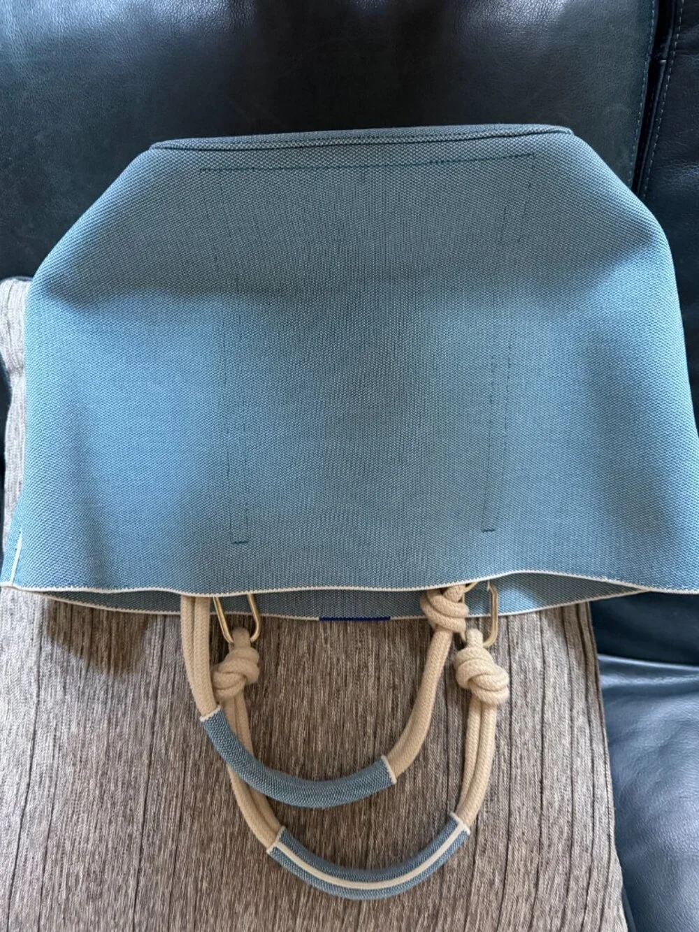 Rothy’s Indigo Sky Rope Tote Large Travel Bag